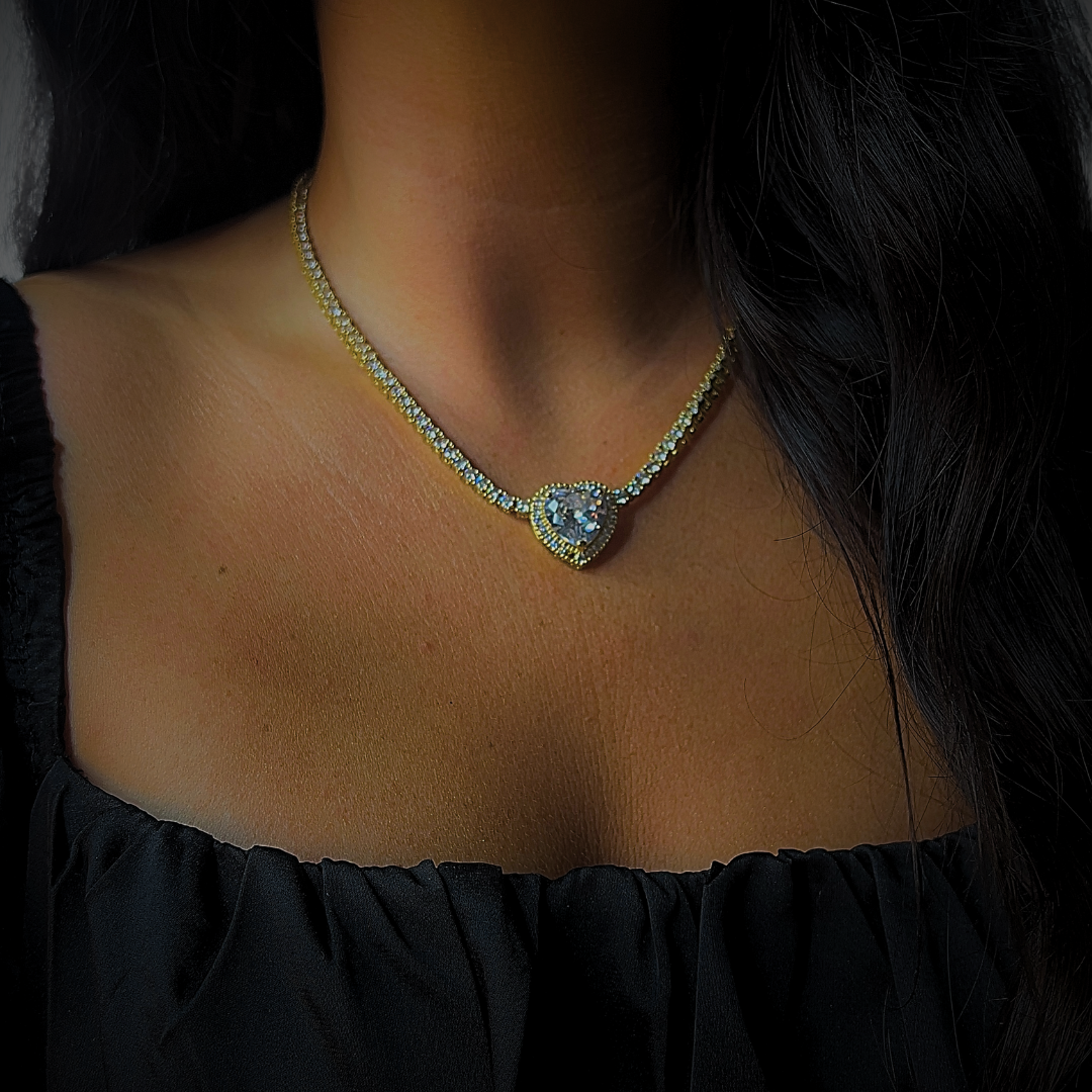 ICE HEART HALSKETTE - 18K GOLD