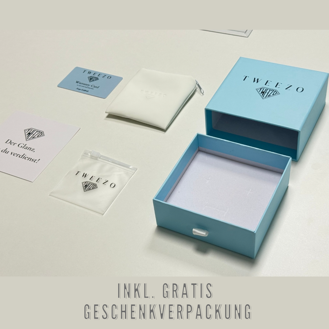 ICE CREOLEN - WEISSGOLD