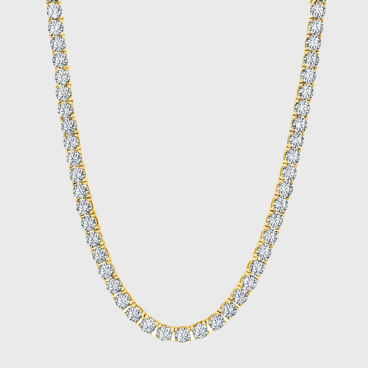 ICE BREAKER KETTE - 5MM 18K GOLD