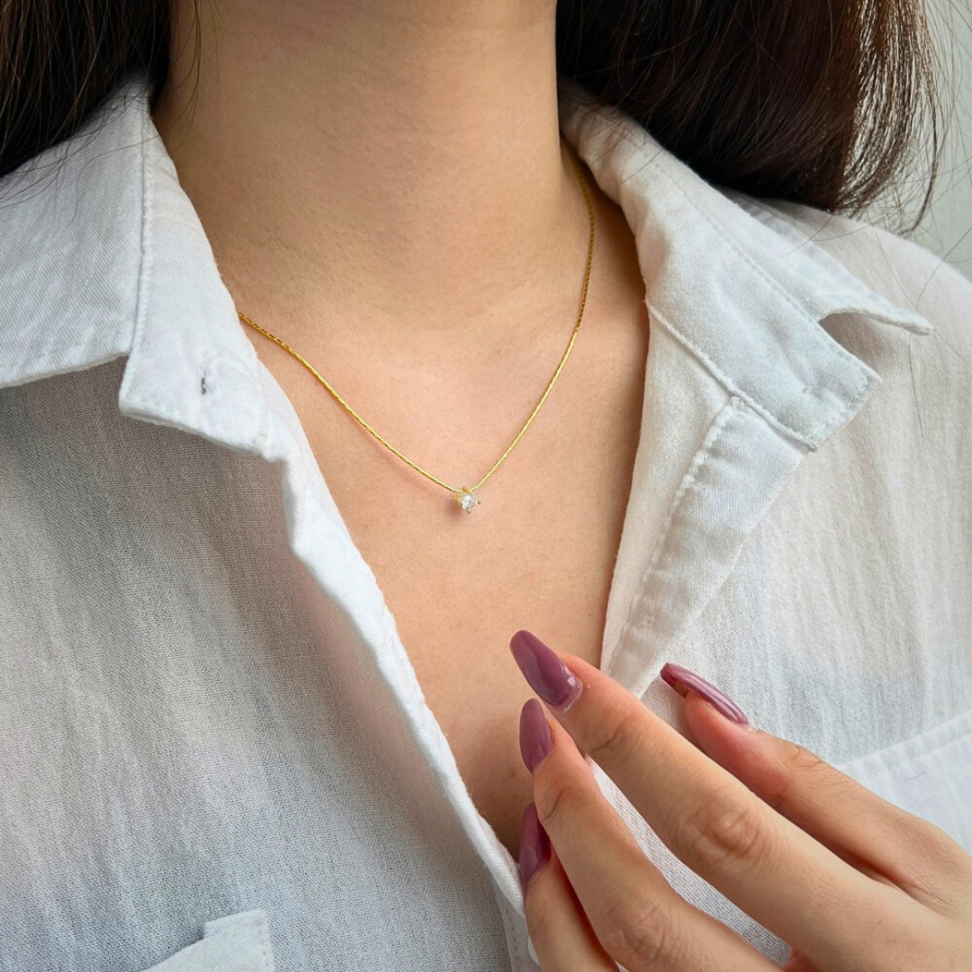 ICE PURITY HALSKETTE S925 - 18K Gold