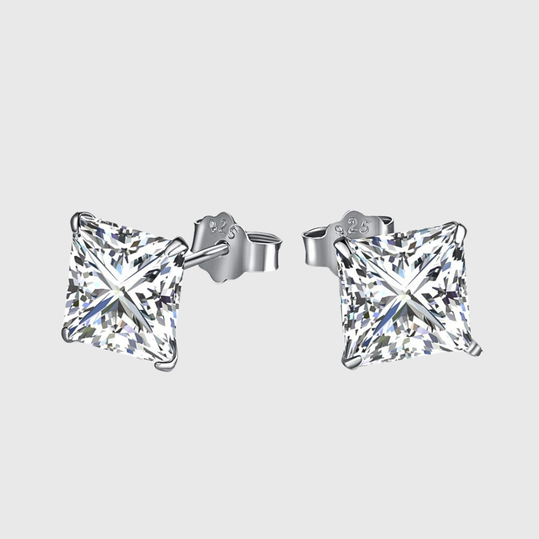 SNOWFLAKE OHRRINGE S925 - WEISSGOLD