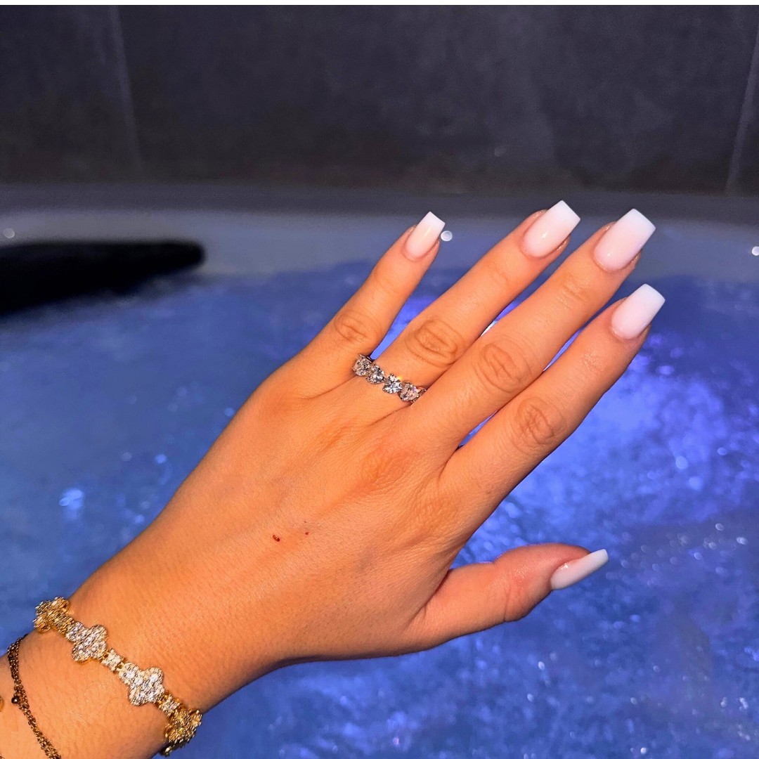 ICE INFINITY LOVE RING S925 - WEISSGOLD