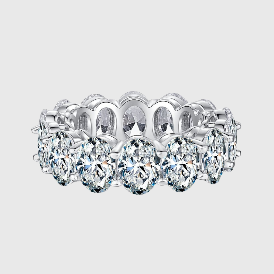 ICE CROWN RING S925 - WEISSGOLD