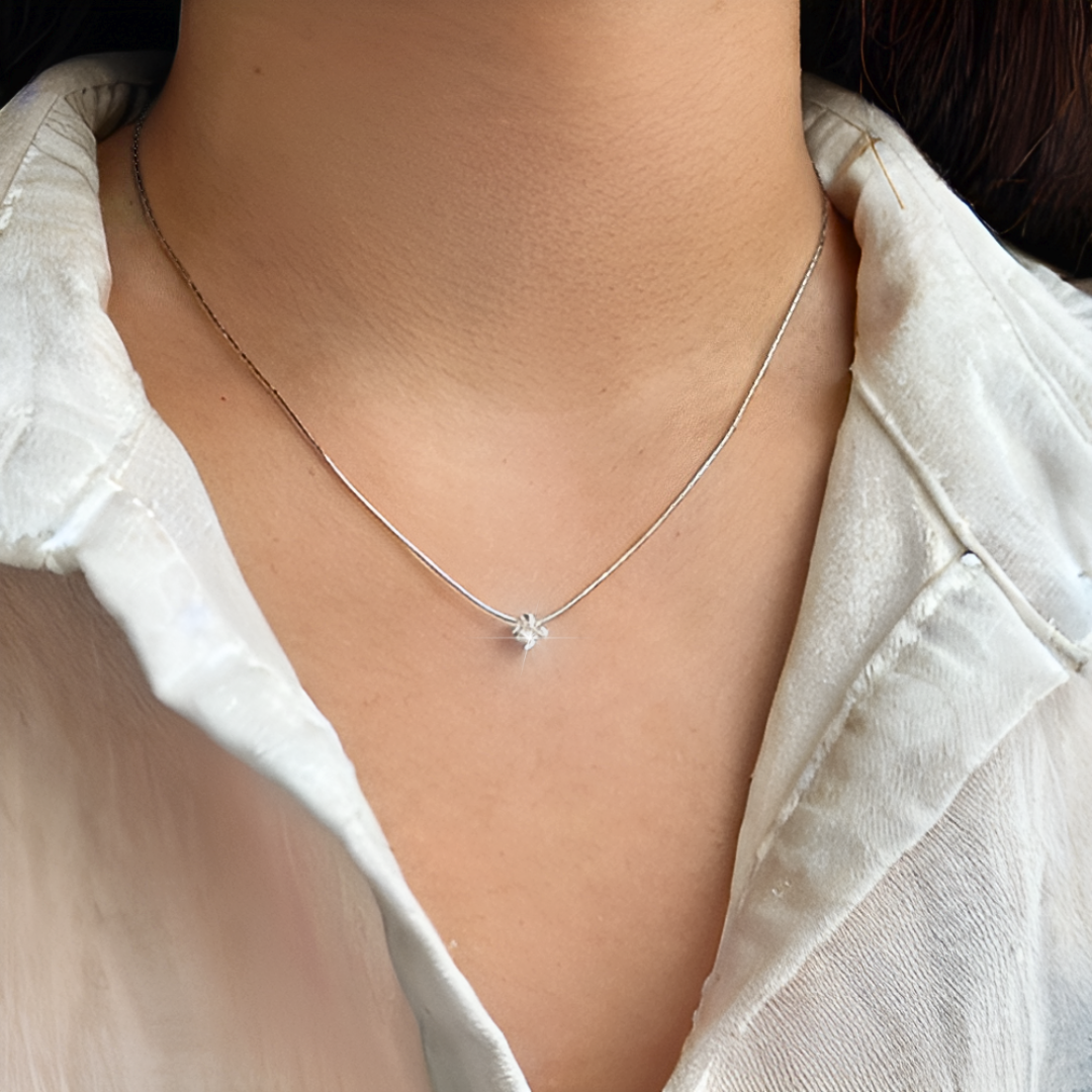 Ice Purity Halskette S925 - Weissgold