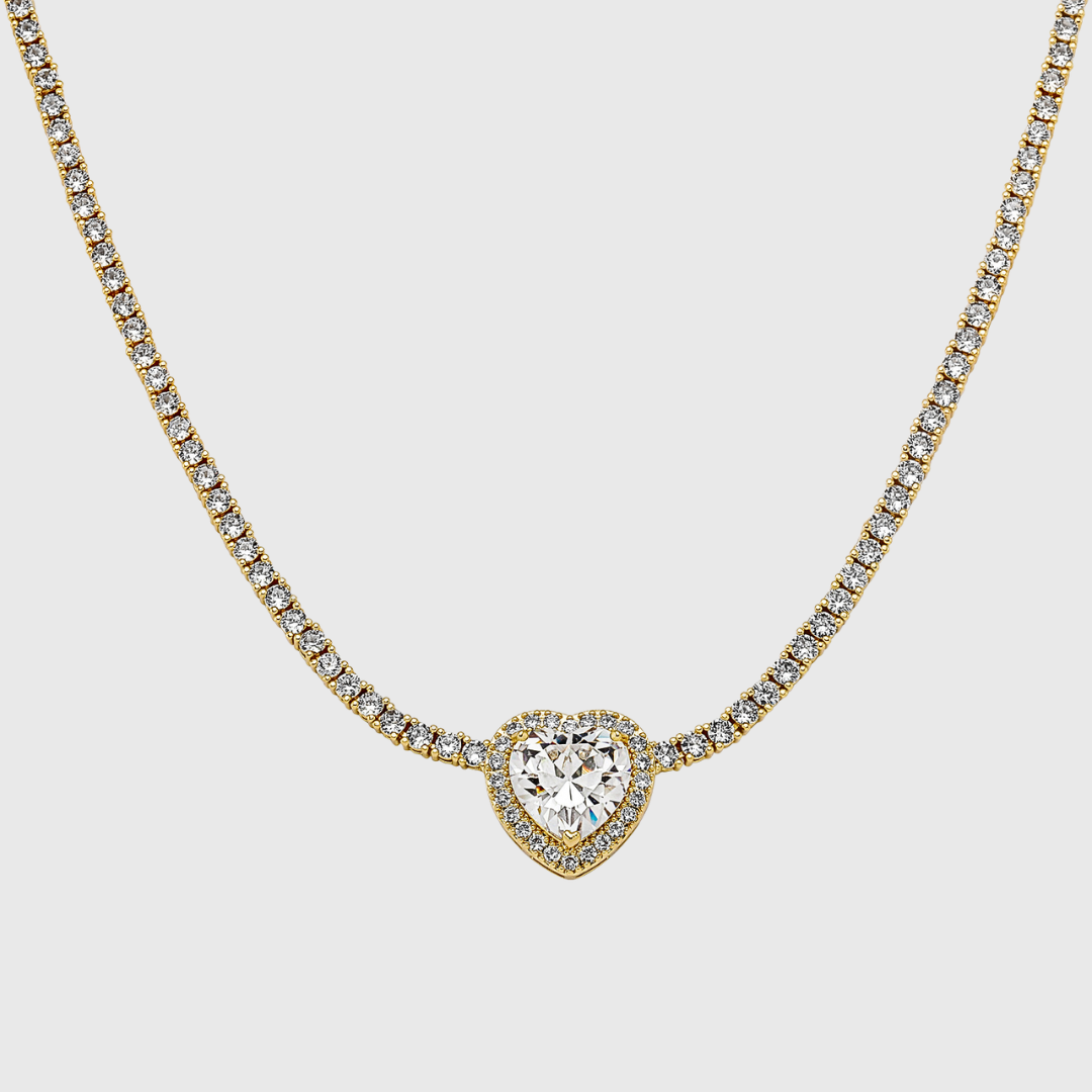 ICE HEART HALSKETTE - 18K GOLD