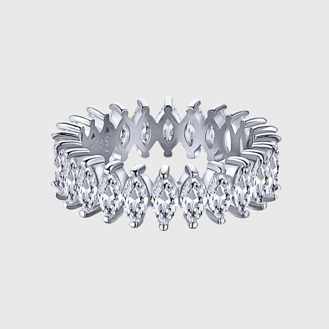 ICE SPIKE RING S925 - WEISSGOLD