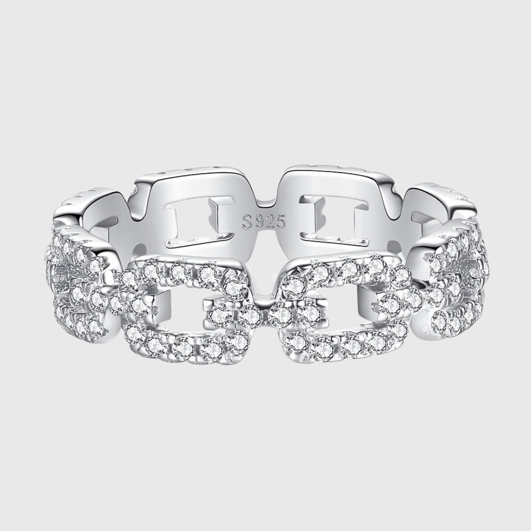 ICE FUSION RING S925 - WEISSGOLD