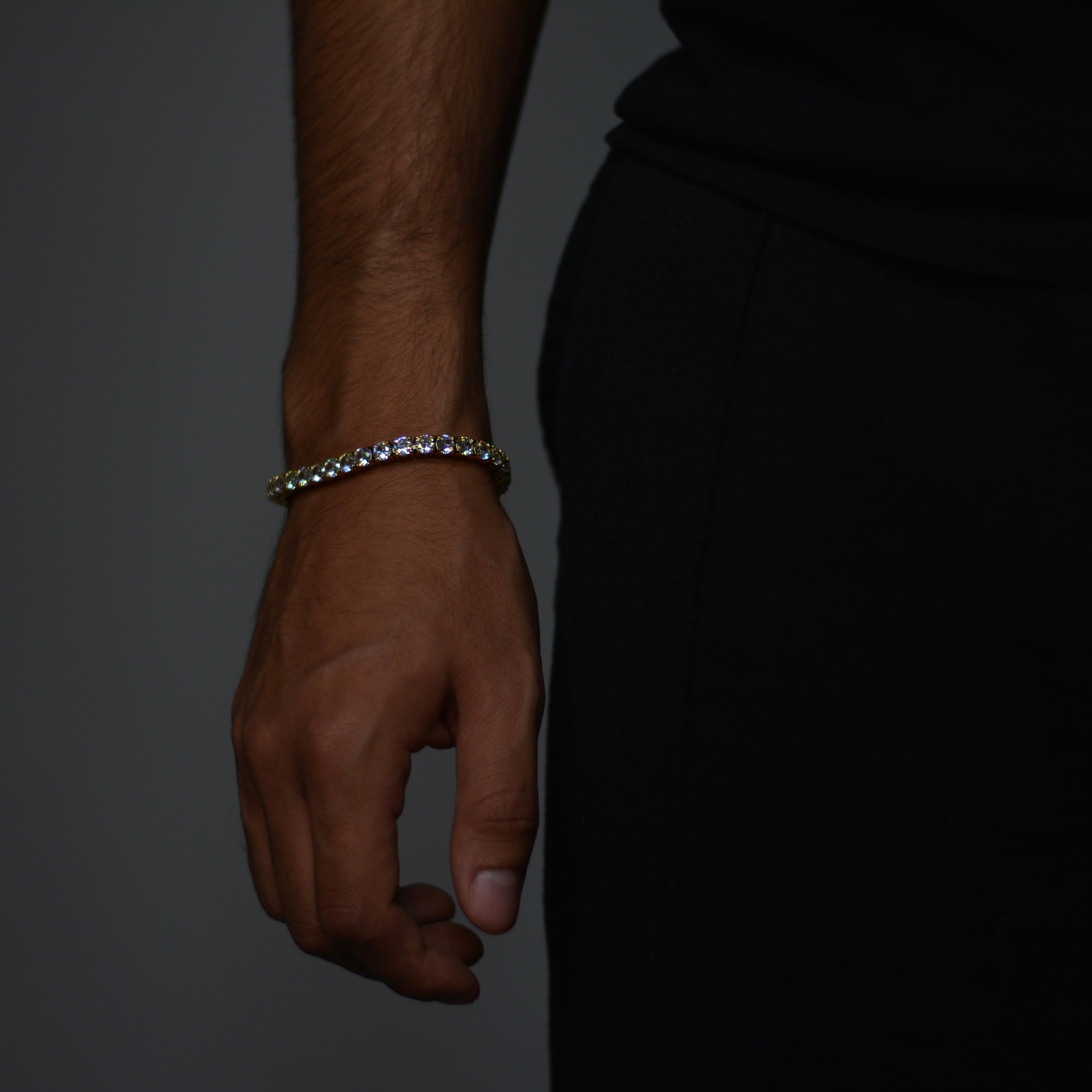 TENNIS G ARMBAND - 5MM 18K GOLD