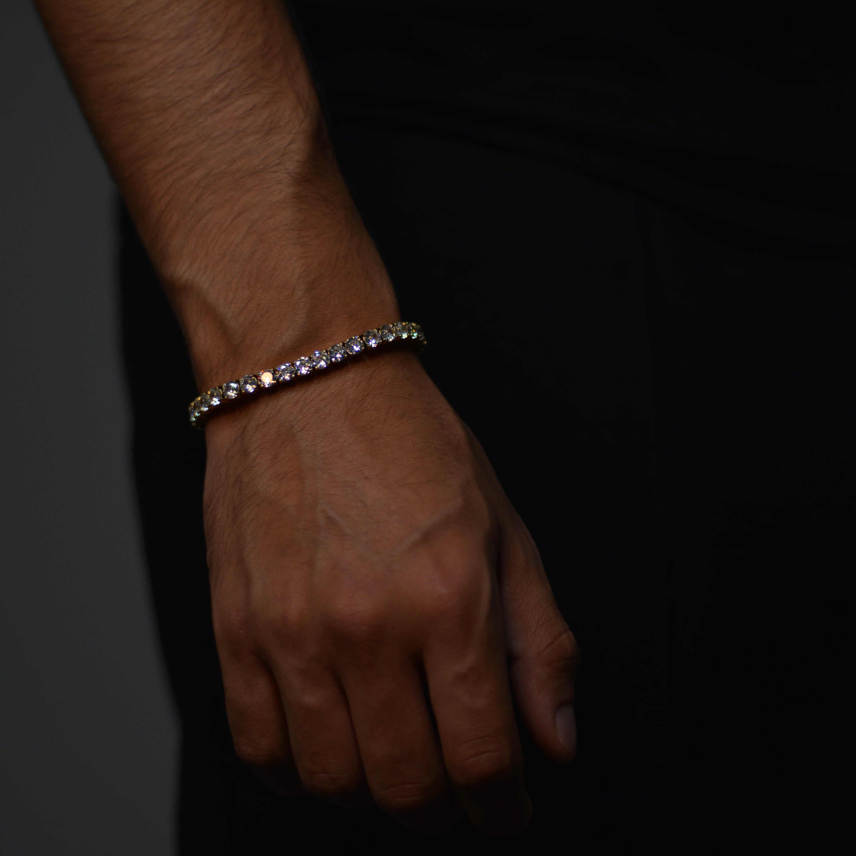 TENNIS G ARMBAND - 5MM 18K GOLD