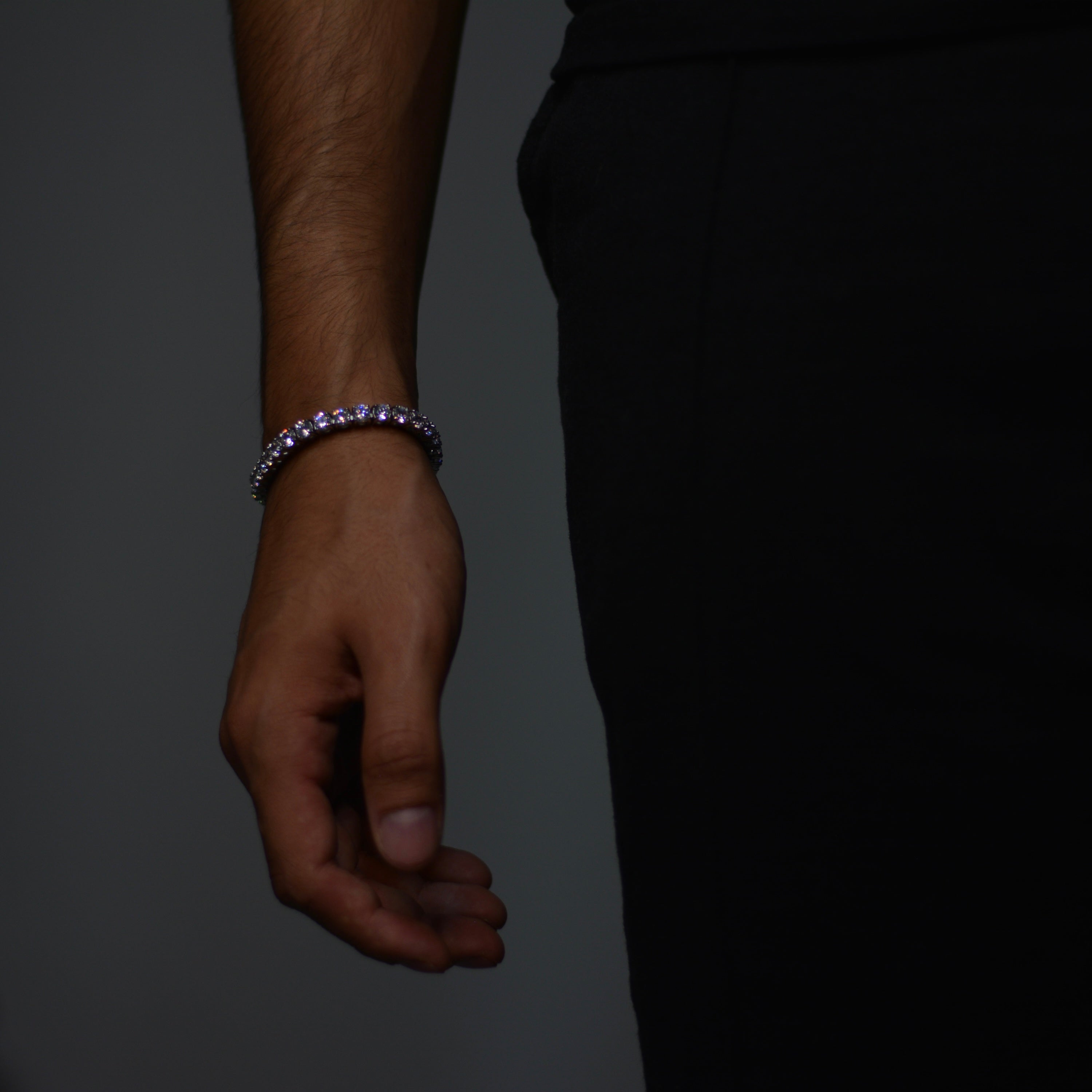 TENNIS G ARMBAND - 5MM WEISSGOLD