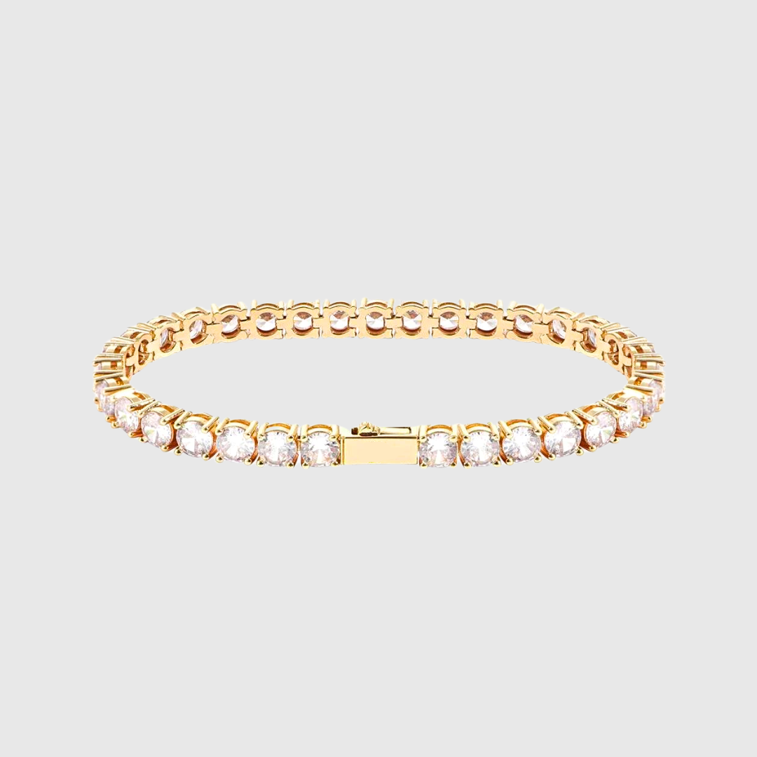 TENNIS G ARMBAND - 4MM 18K GOLD