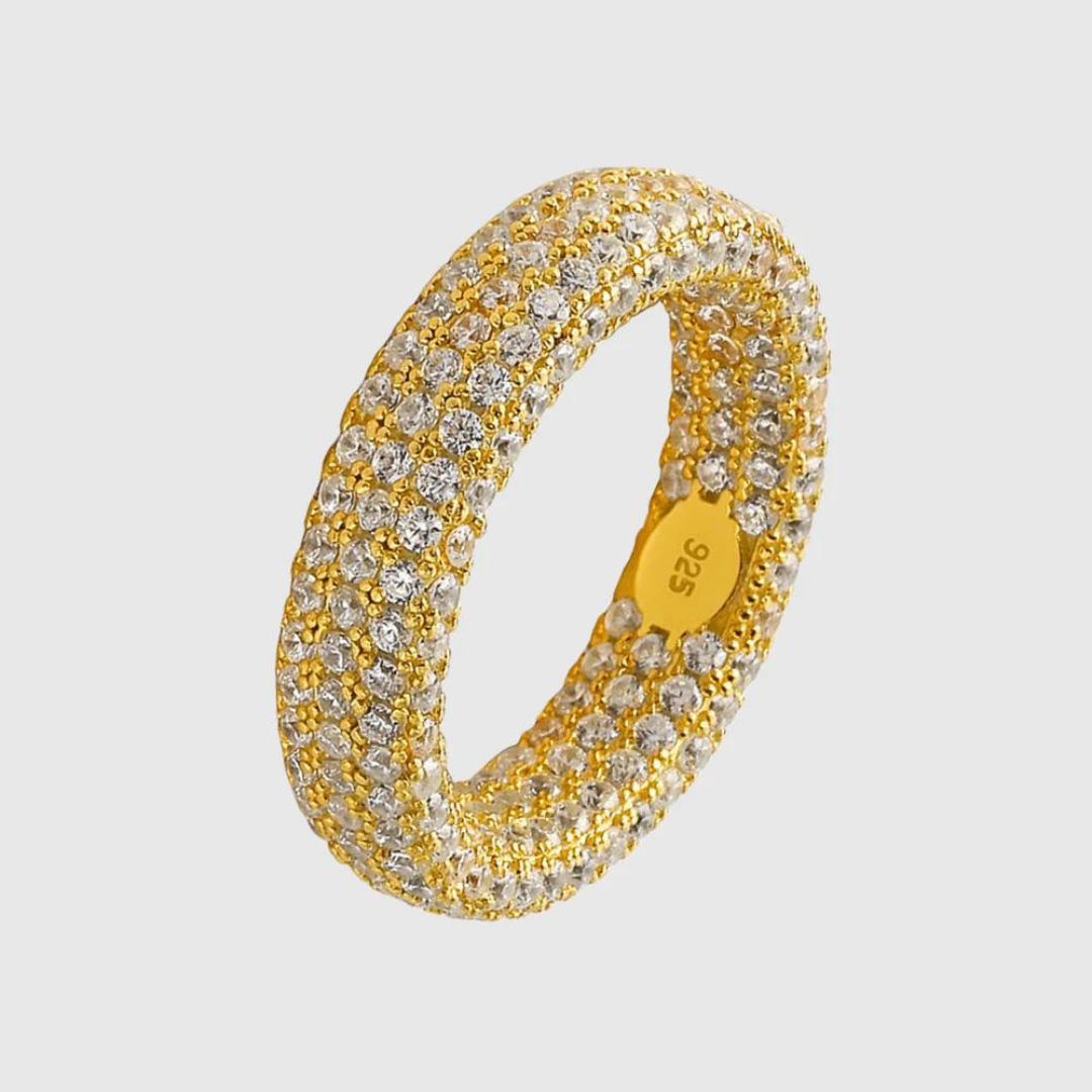 ICE ARCTIC RING S925 - 18K GOLD