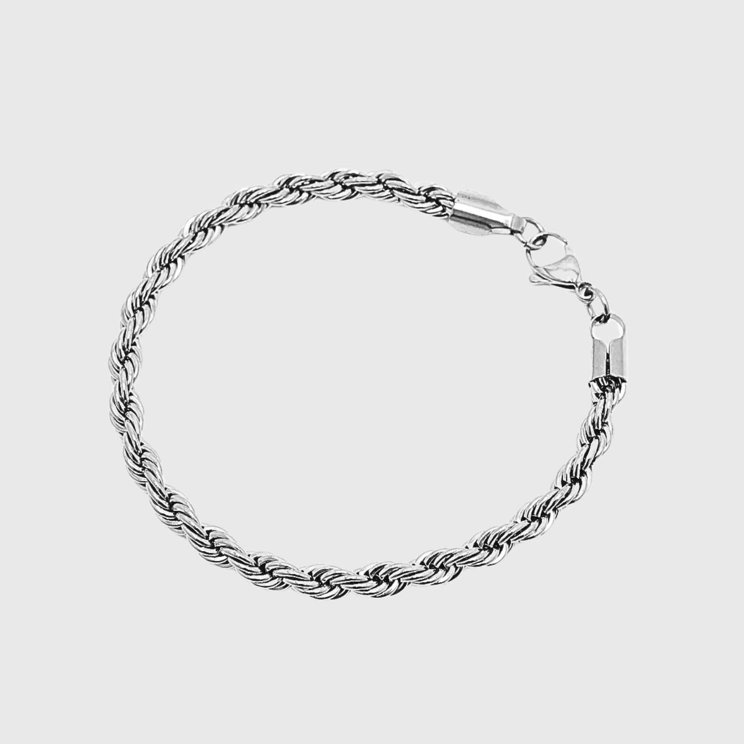 CLEAN ROPE ARMBAND - 3MM WEISSGOLD