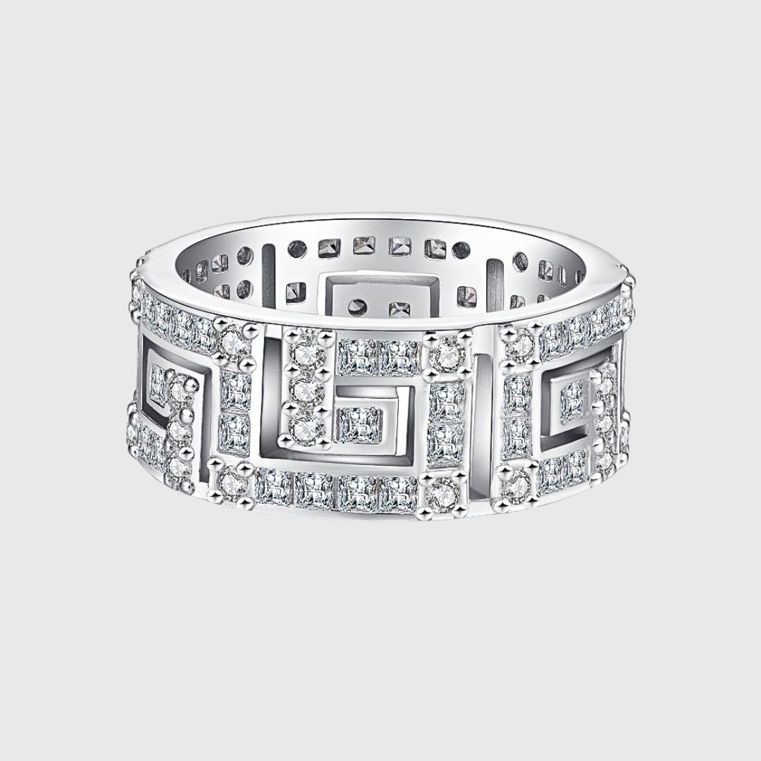 ICED MIRAGE RING S925 - WEISSGOLD